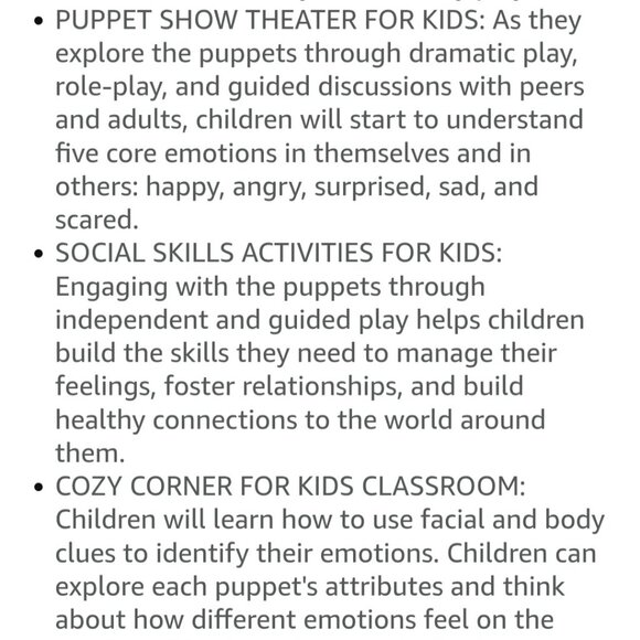 Feelings Hand Puppets - Picture 11 of 12